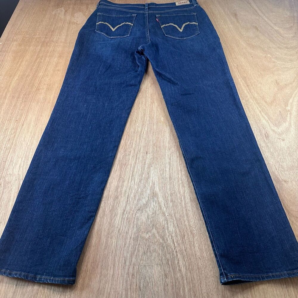 Levi’s 512 Slim Straight Jeans Mens 32x32 Dark Wash Stretch Denim